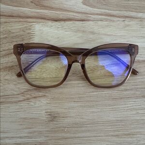 DIFF Eyewear Winston Brown Blue Light Technology Glasses EUC 👓 💻